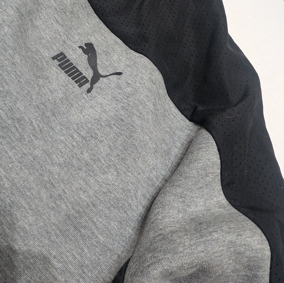 Puma Men's Perforated Stripe Core Slim Track Jacket L - Picture 2 of 3